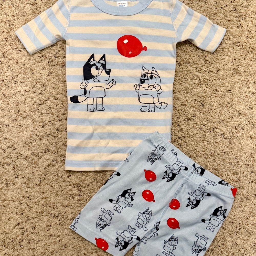 Hanna Andersson Bluey Hannajams Short Johns 6-7